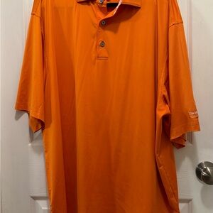 Foot Joy Men's Orange Polo Shirt XXL The Houstonian Golf Country Club
